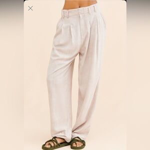 Free people calla pleated trousers